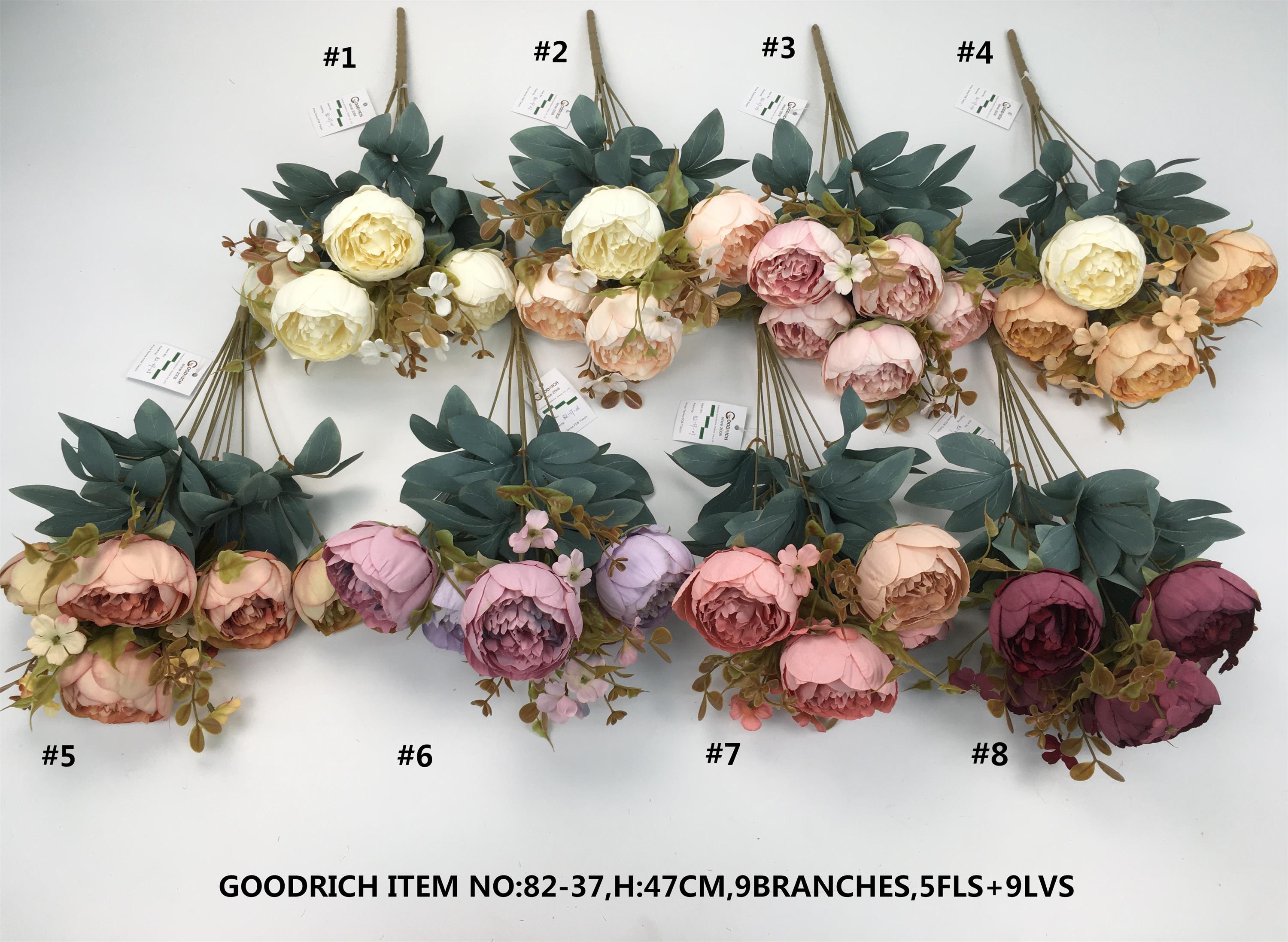 Artificial flowers,artificial plants,silk flowers,single flowers,rose,lily,peony