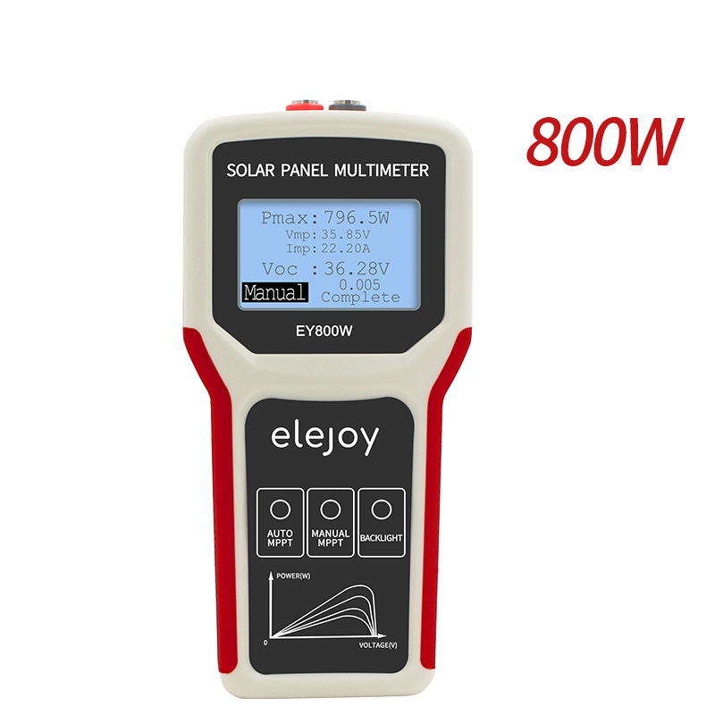 ey800w lcd mppt solar panel pv tester smart current voltage digital solar power voc tester