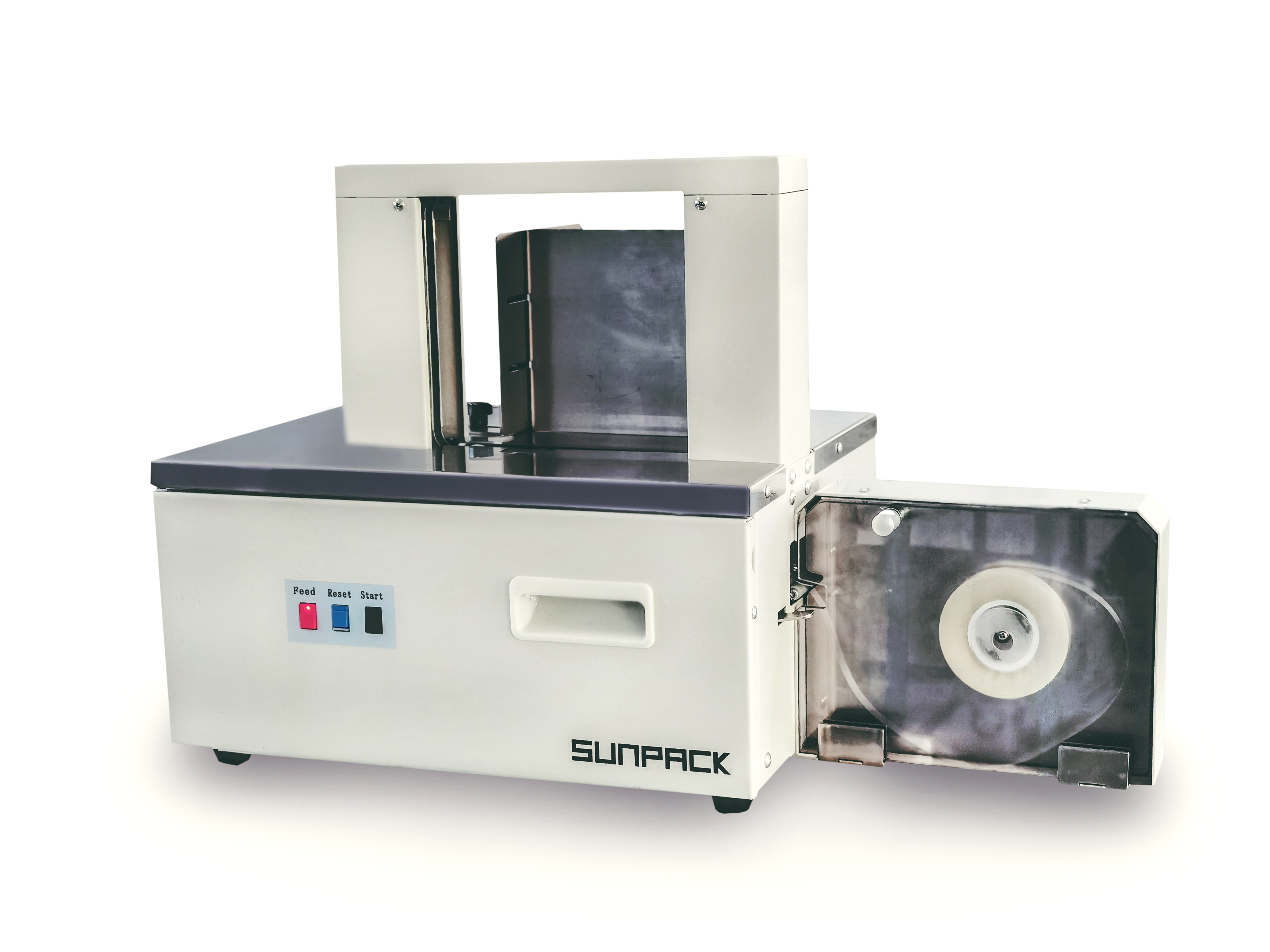 SUNPACK WK02-12C1 table top mini banding machine for small labels and tags