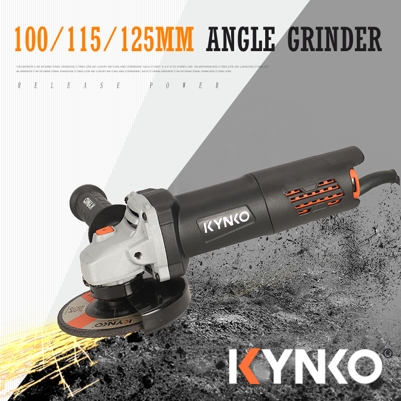 115/125mm rear switch powerful slim housing angle grinder