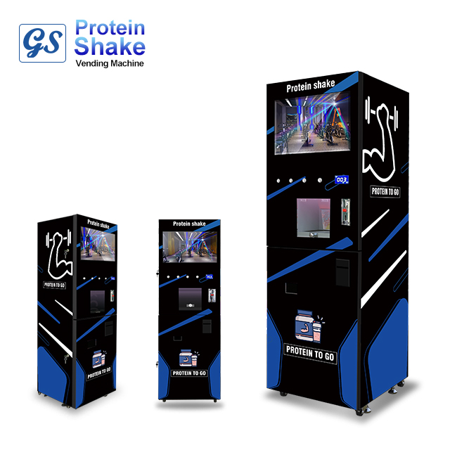 Cold Whey Protein Shake Vending Machine with Compressor Cooler and Card Pay