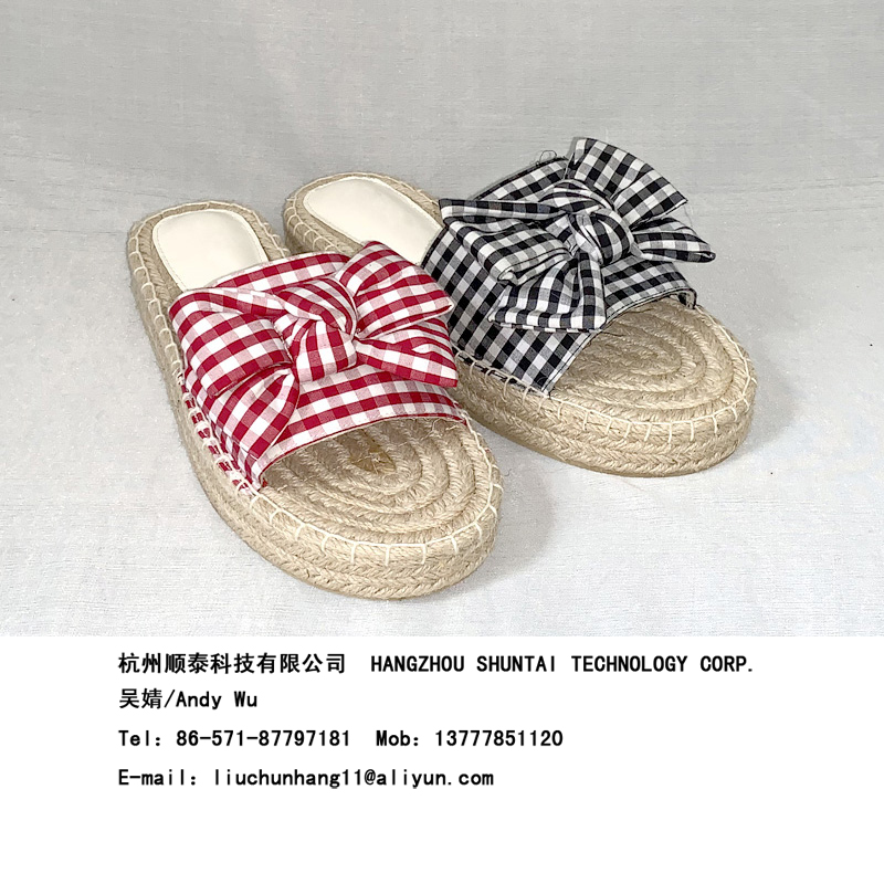 Hemp sole slippers