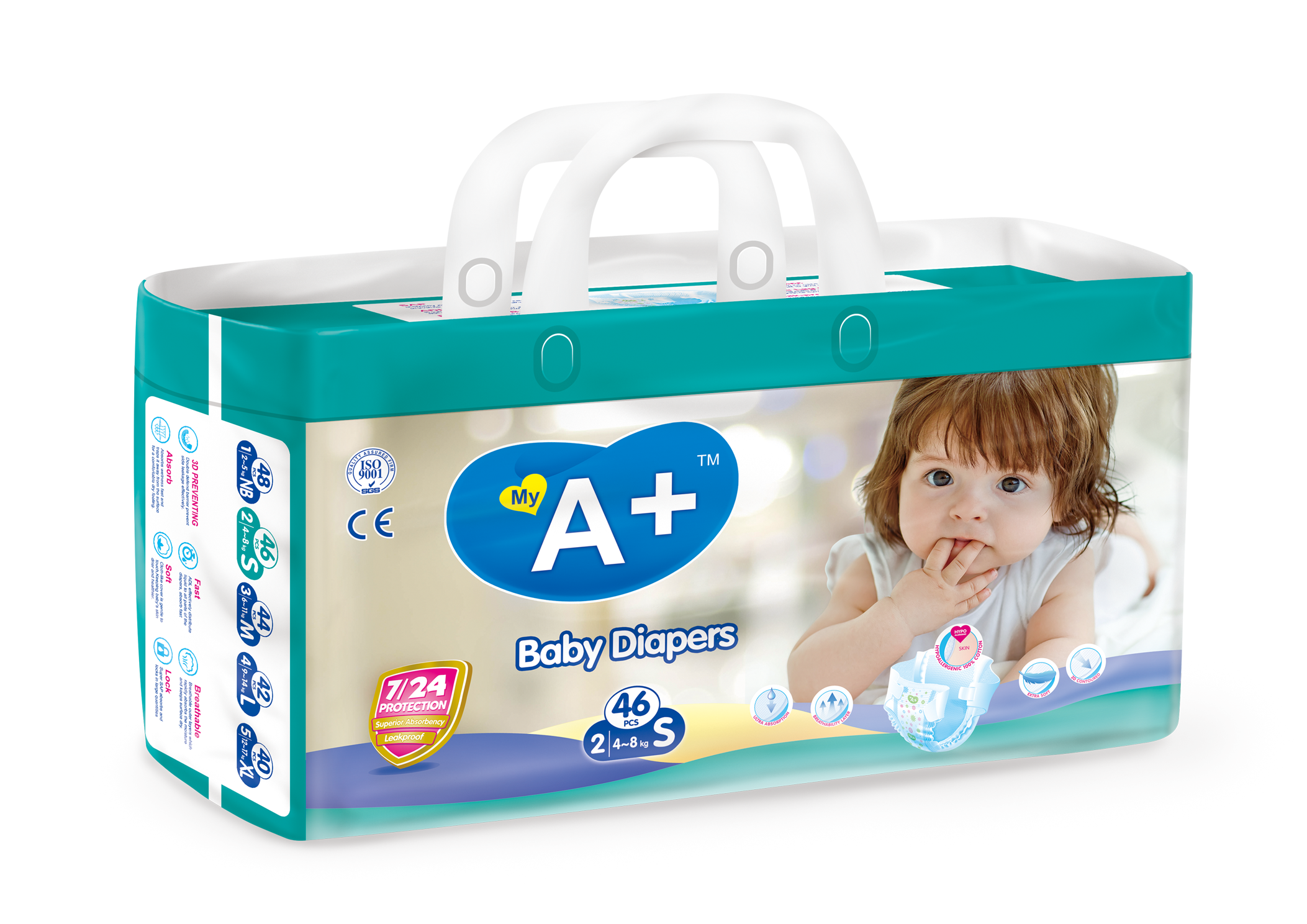 A+ Baby Diaper High Quality Ultra Thin Type