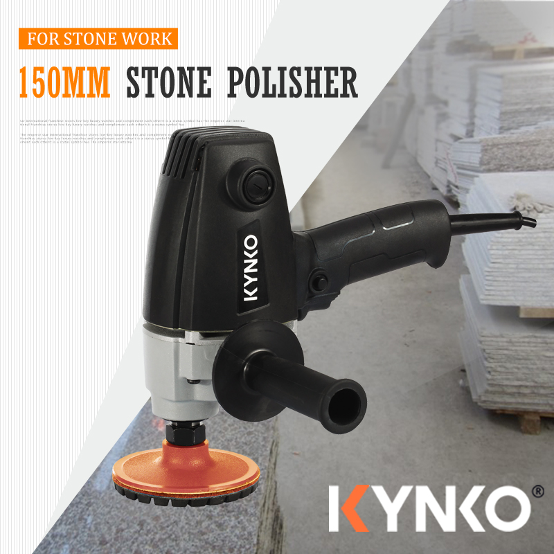 150mm Powerful Industrial plastic body Stone Polisher