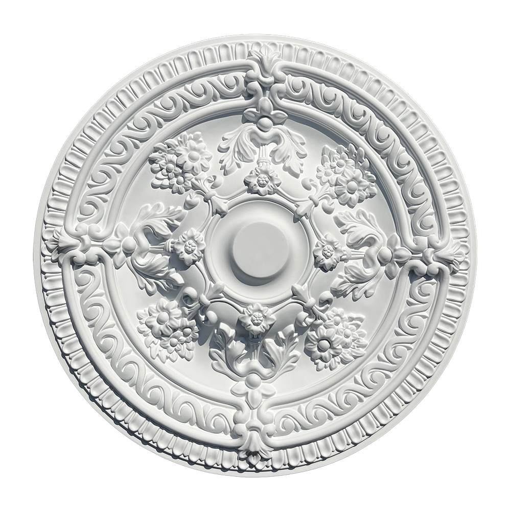 DP-1820 pu ceiling medallions ceiling decorative lamp holder, circular flat bottom lamp panel