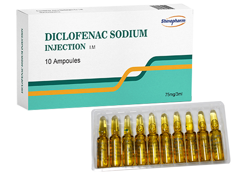 Diclofenac sodium injection 75mg/3ml