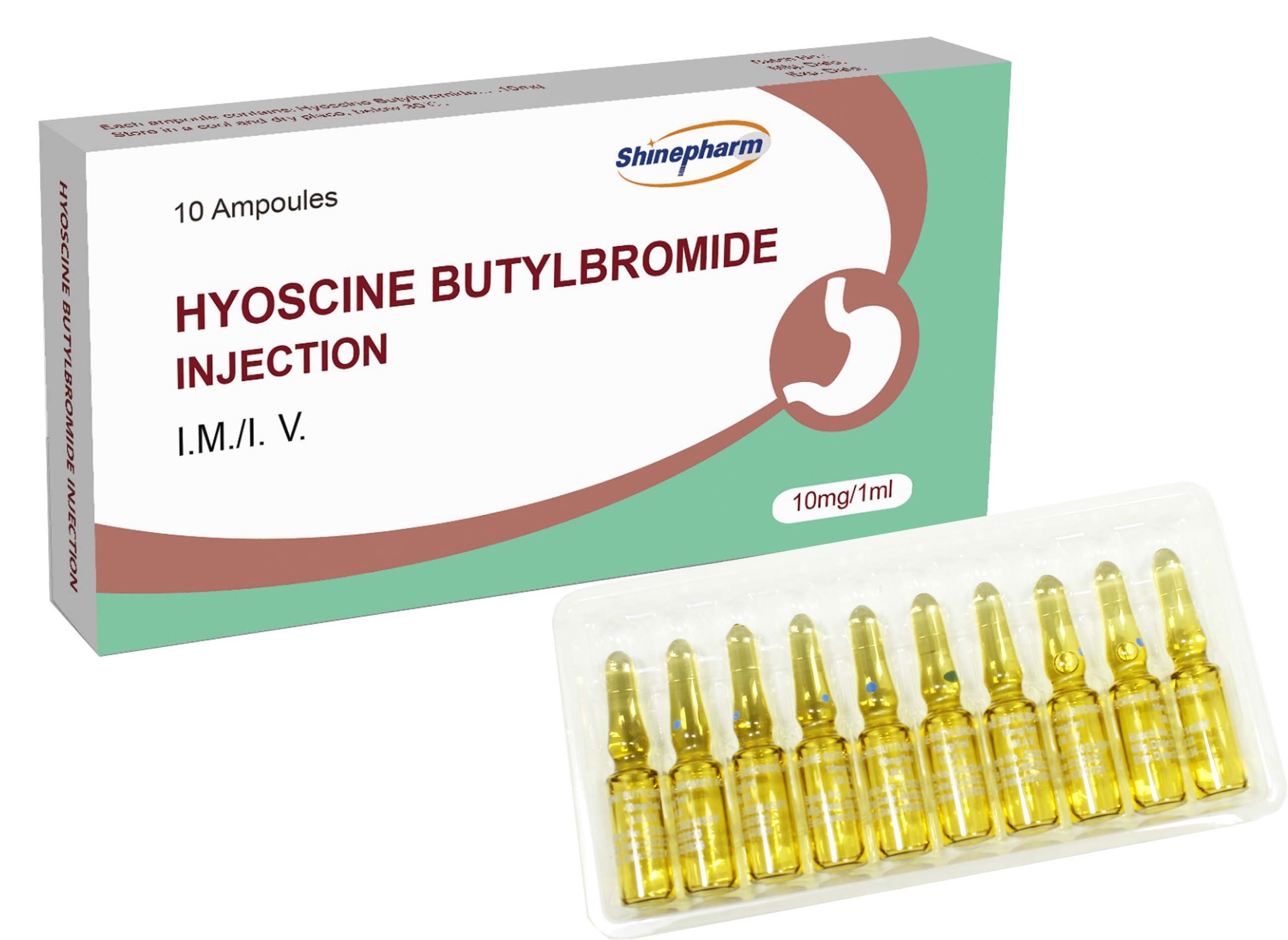 Hyoscine Butylbromide Injection 10mg/1ml
