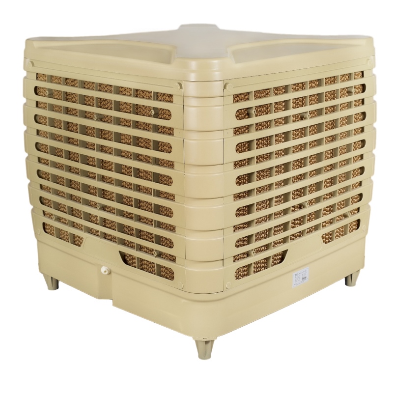 18000CMH Variable Speeds Industrial Evaporative Air Cooler PP Down Discharge Evaporative Cooler
