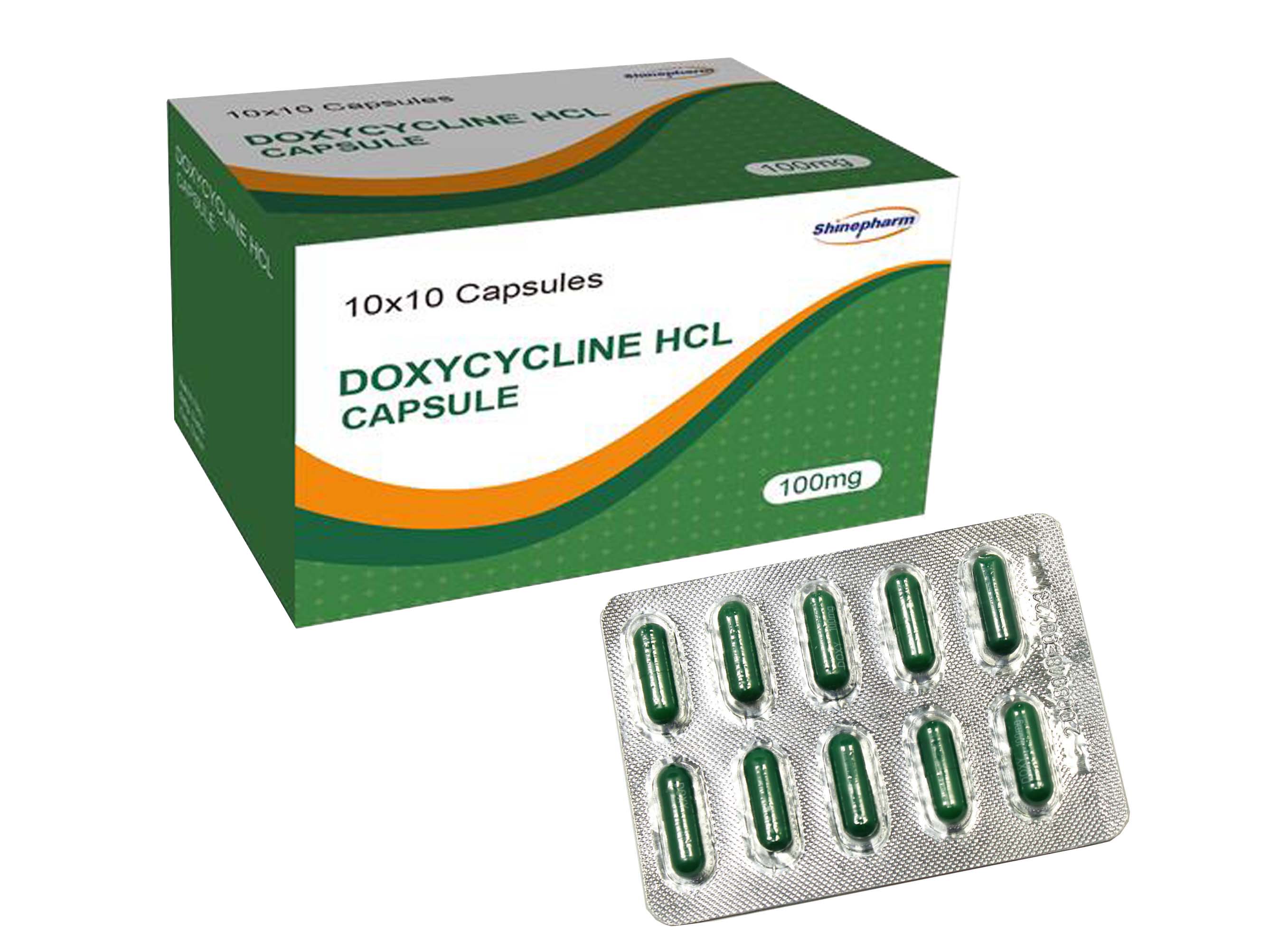 Doxycycline Hyclate Capsules 100mg