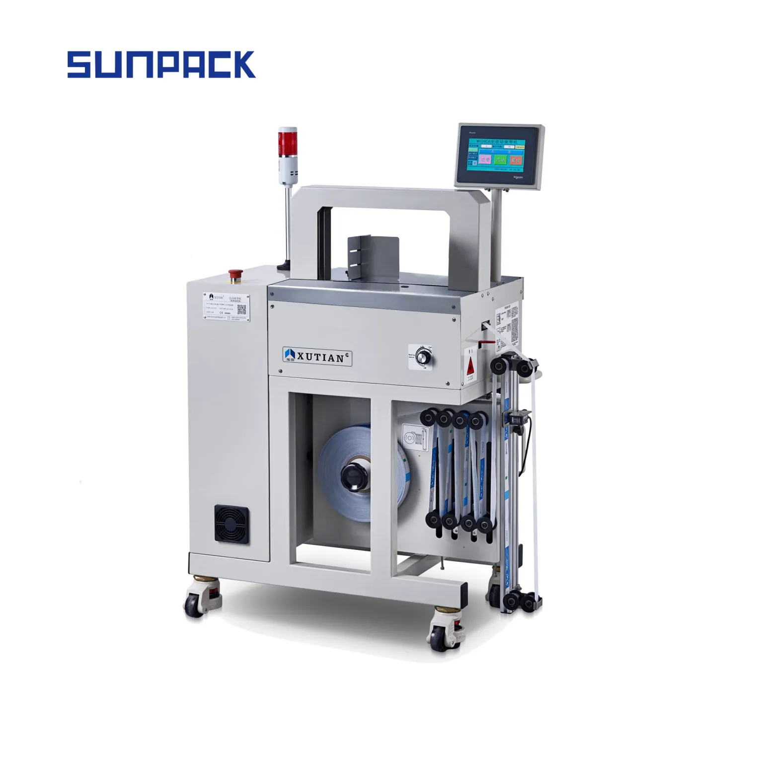 SUNPACK WK04-30C-M banding machine with color mark sensor