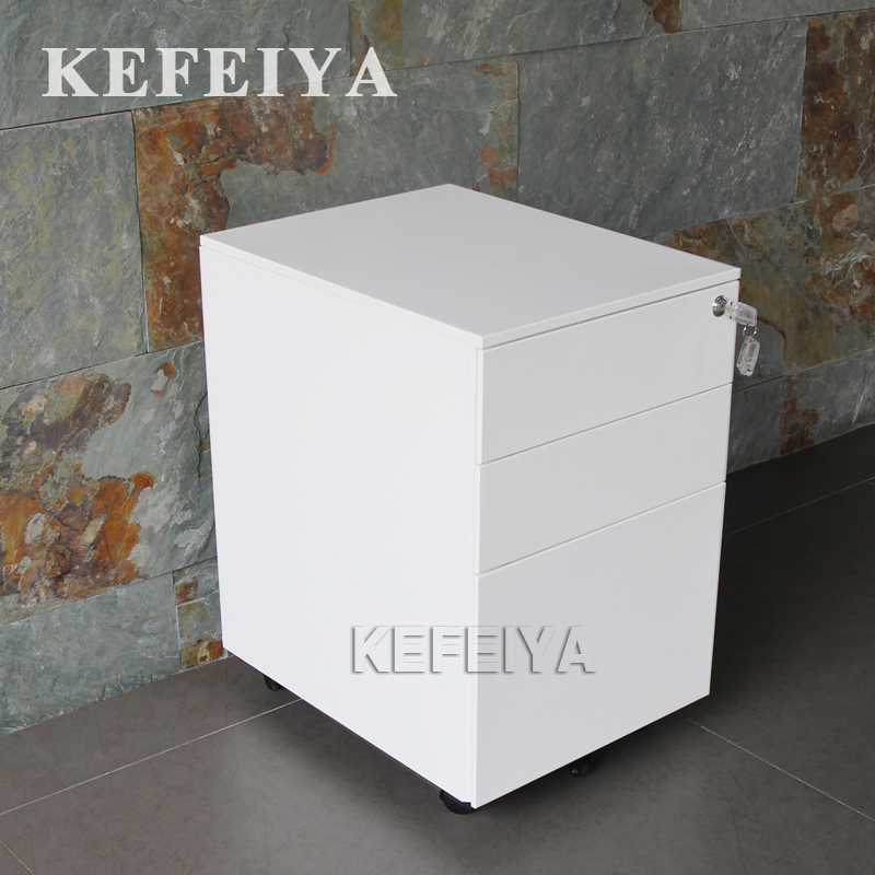 Kefeiya Mobile Pedestal Flat Face Mobile Filing Cabinet Steel Cabinet