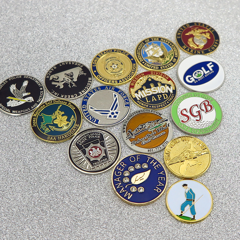 Golf Accessories Ball Markers Blank Engravable