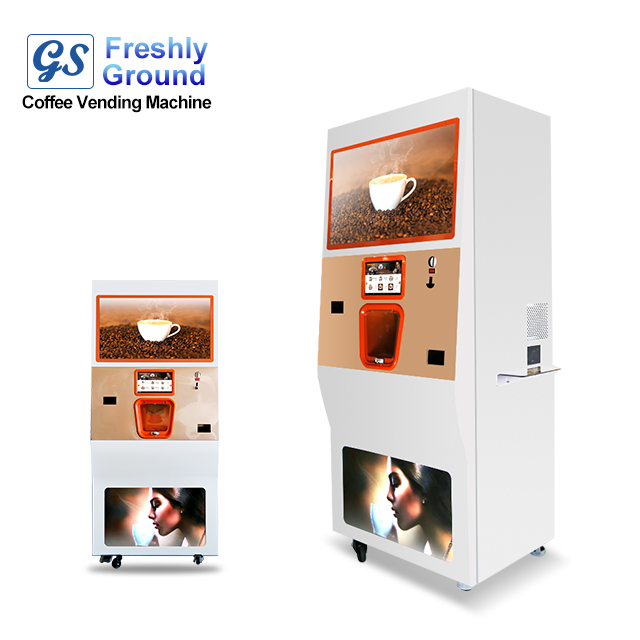 Jk81 Fully Automatic Commercial Fresh Bean to Cup Auto Cup Dispenser Coffee Vending Machine