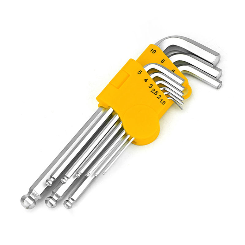 9pcs ball point hex key set