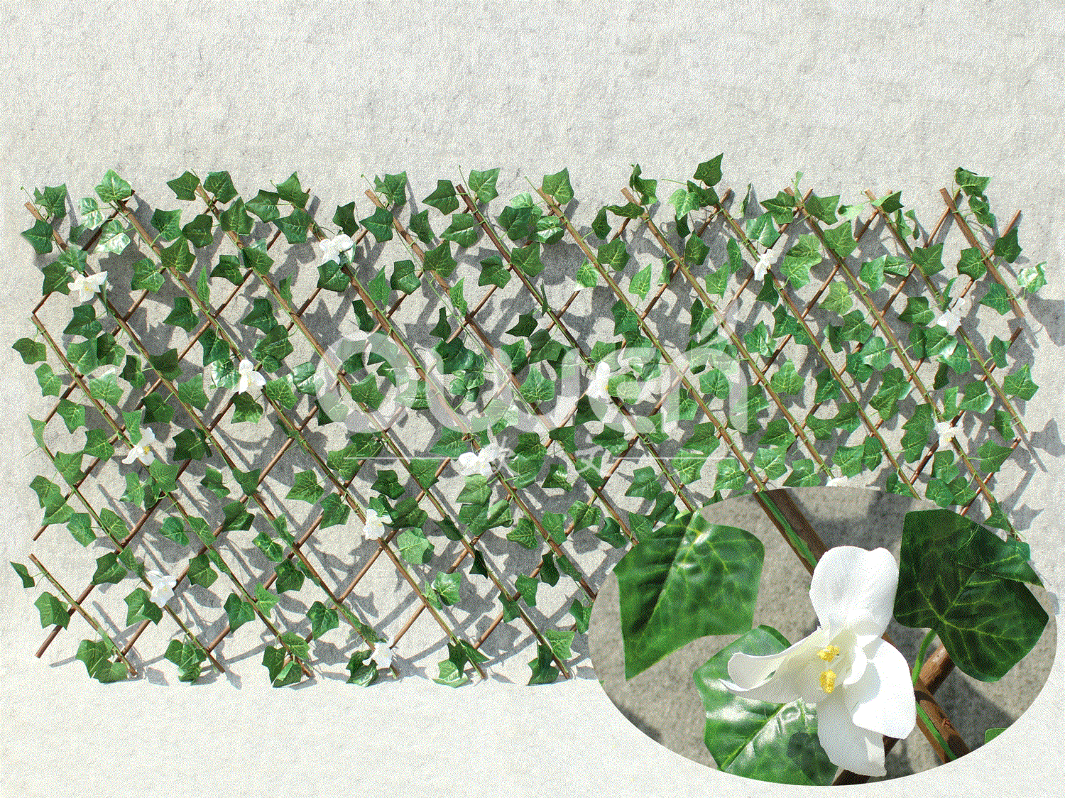 willow trellis artificial leaves