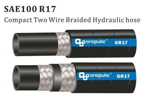 compact wire braided hydraulic hose