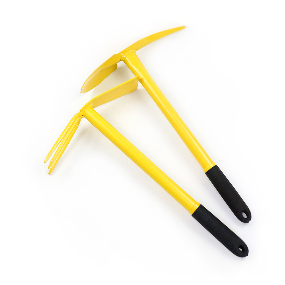 2pcs dual-purpose hoe rake shovel gardening suit with extension handle