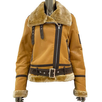 women faux suede jacket
