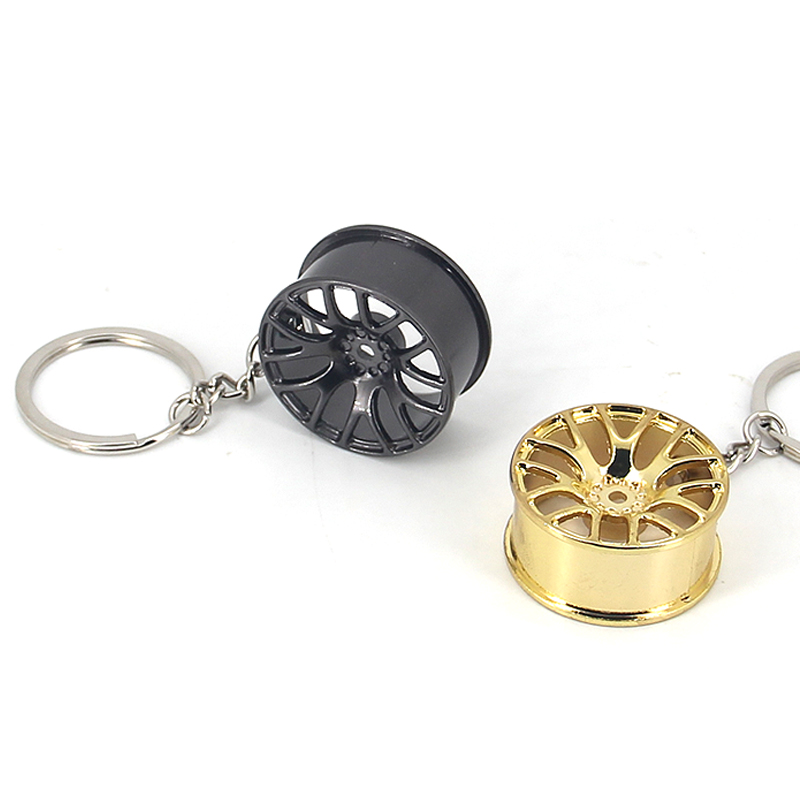 Wholesale Metal Car Wheel Keychains