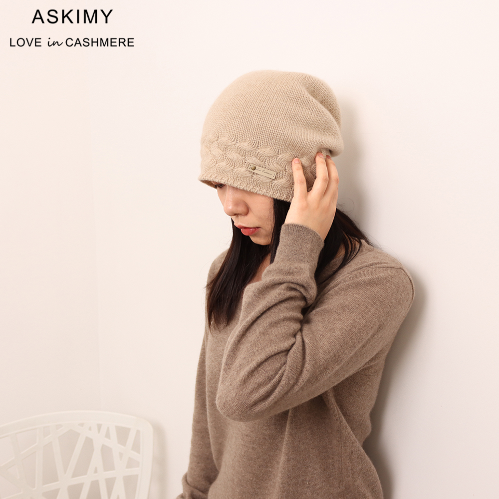 Cashmere Kintted Hat