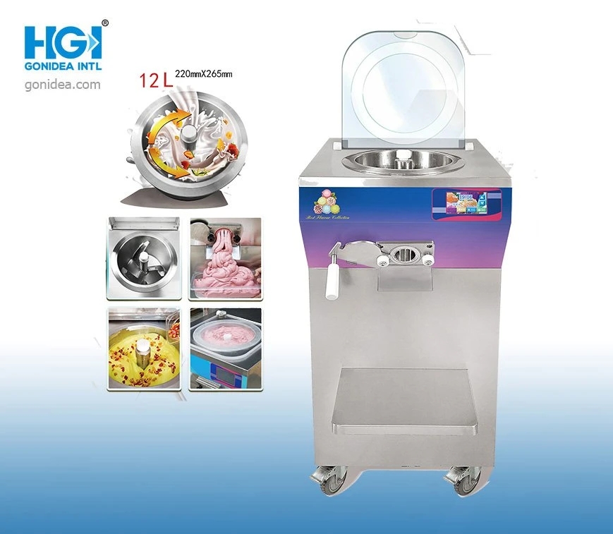 Floor Standing Italian Ice Cream Smart Front Type Ice Cream Machine Icm-102s