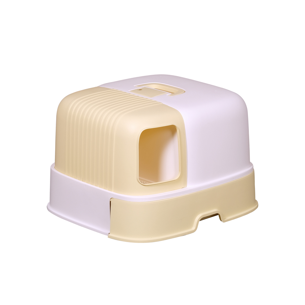 Emily Pets Pet Products Cleaning Plastic Cat Toilet Box Trays Simple Cat Litter Box