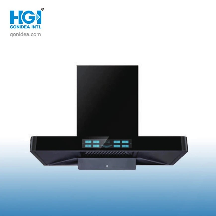 180W Large Suction Touch Kitchen Ventilator Wall Mounted Under Cabinet Range Extractor Hood Th-9007