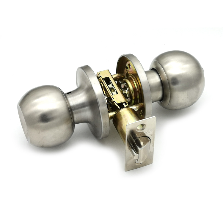 Entry Door Knob Lock with Tubular Style
