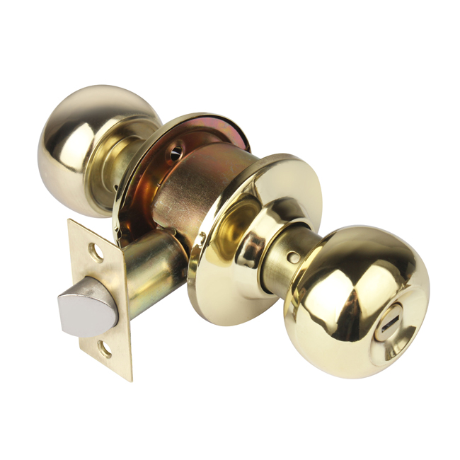 Heavy duty cylindrical knob lock