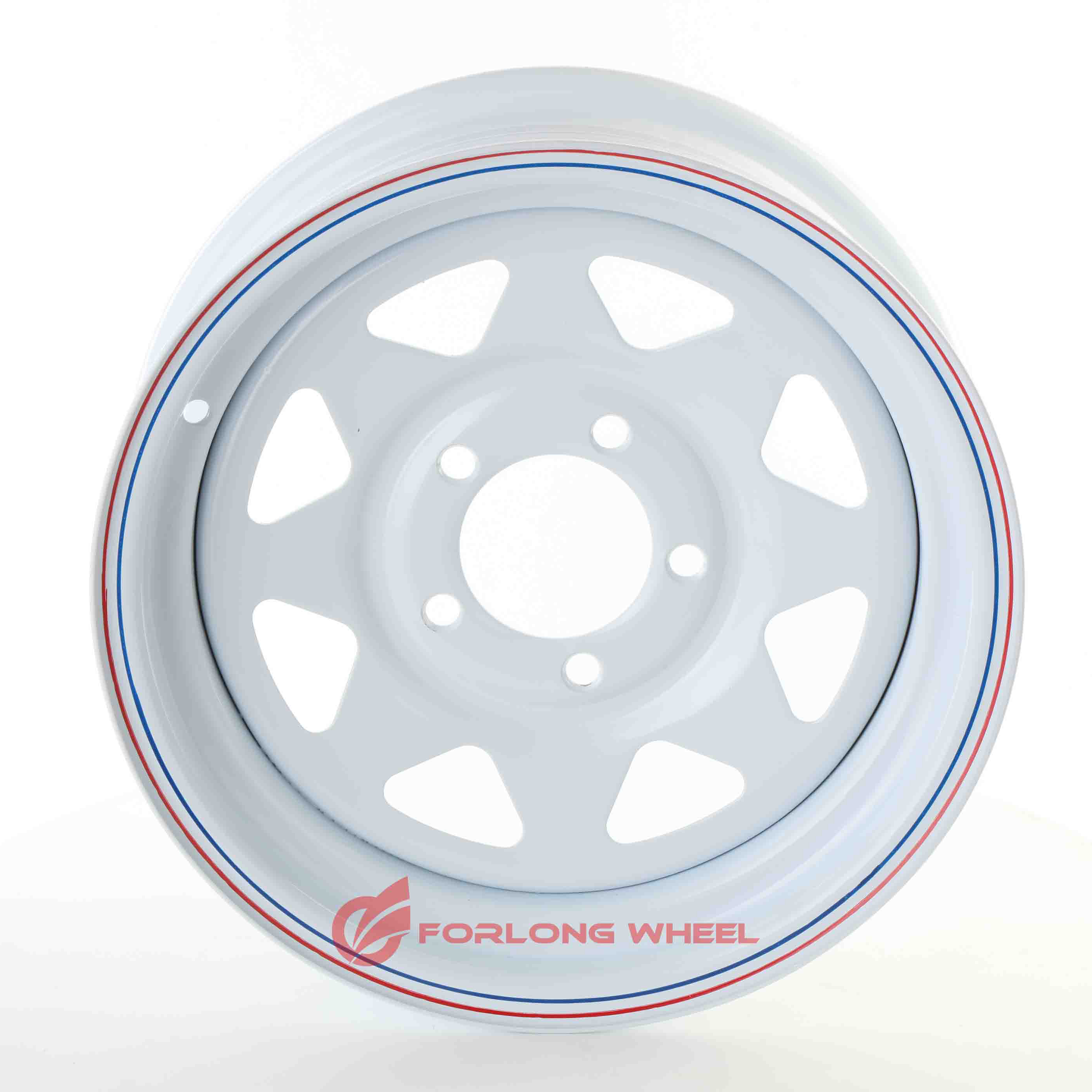 Forlong steel wheel 13X4.5J 5 on 4.5" ET0 DOT for car trailer and caravan use