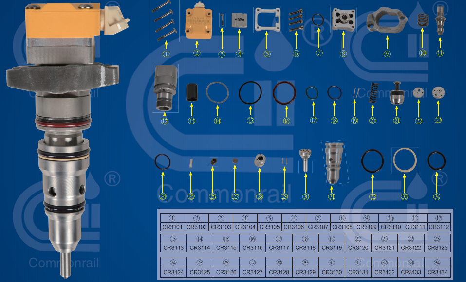 INJECTOR 1774754 for 3126\3126B