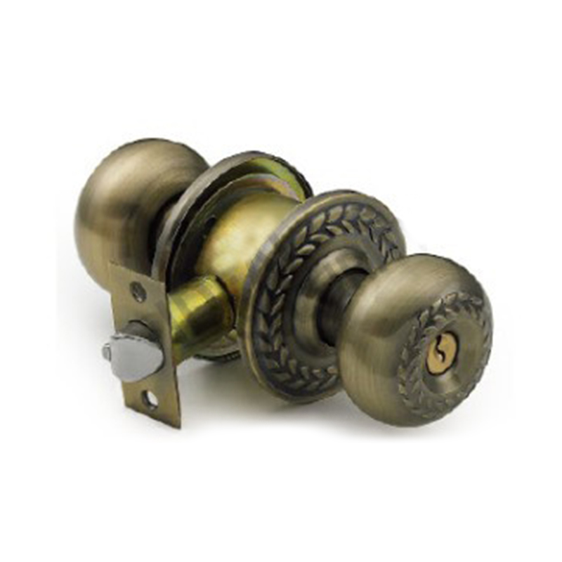 Heavy duty cylindrical knob lock