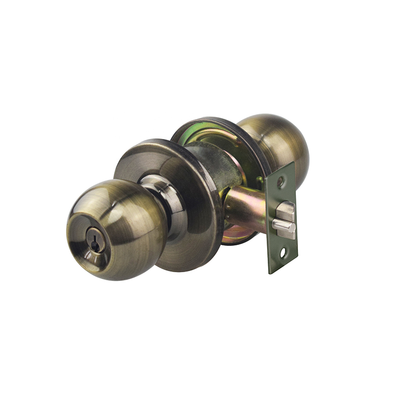 Heavy duty cylindrical knob lock