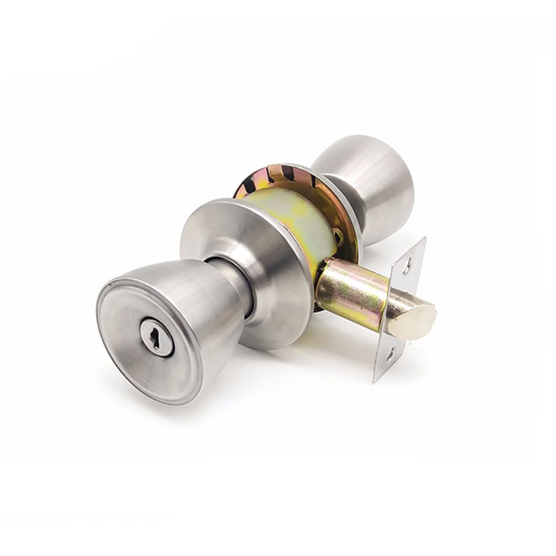 Heavy duty cylindrical knob lock