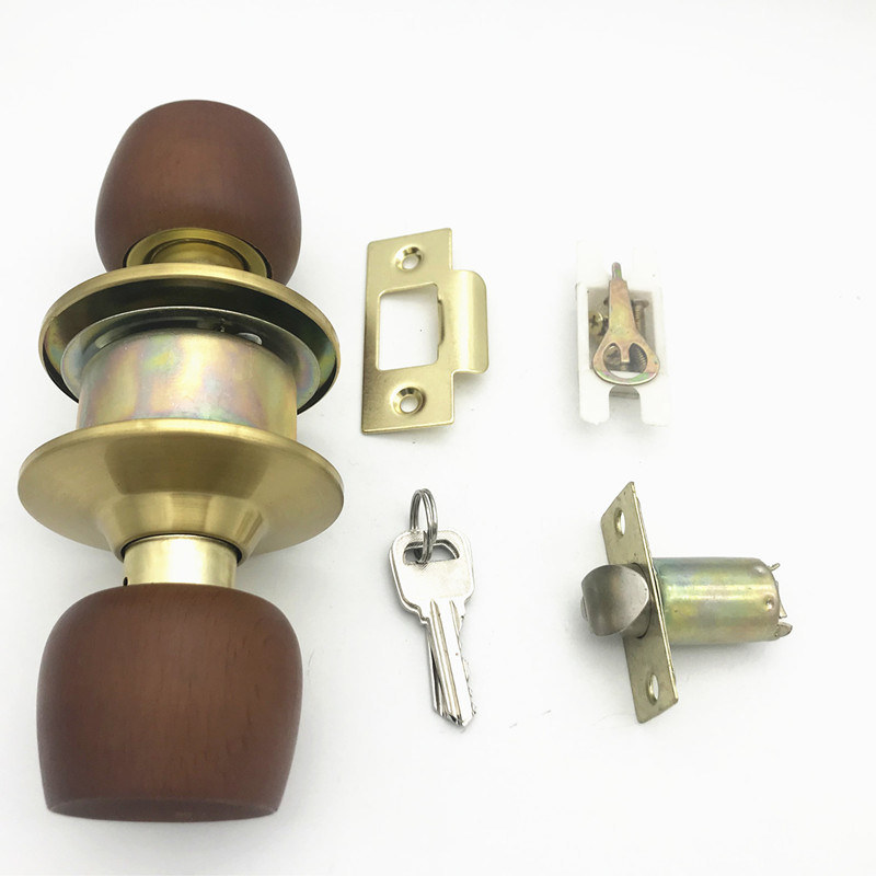 Heavy duty cylindrical knob lock