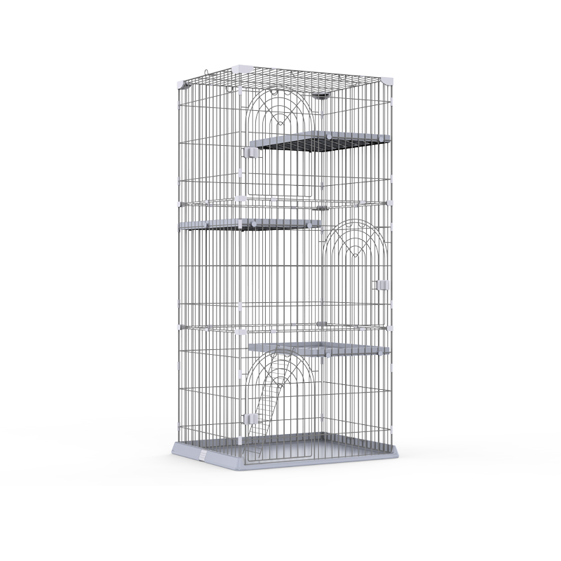 Manufacture outdoor cat cage layer cage pet carriers folding for sale metal dog cat cages
