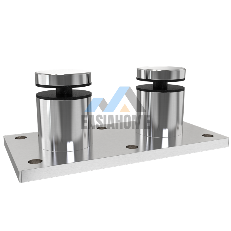 glass railing stainless steel glass spigot clamps standoffs brackets