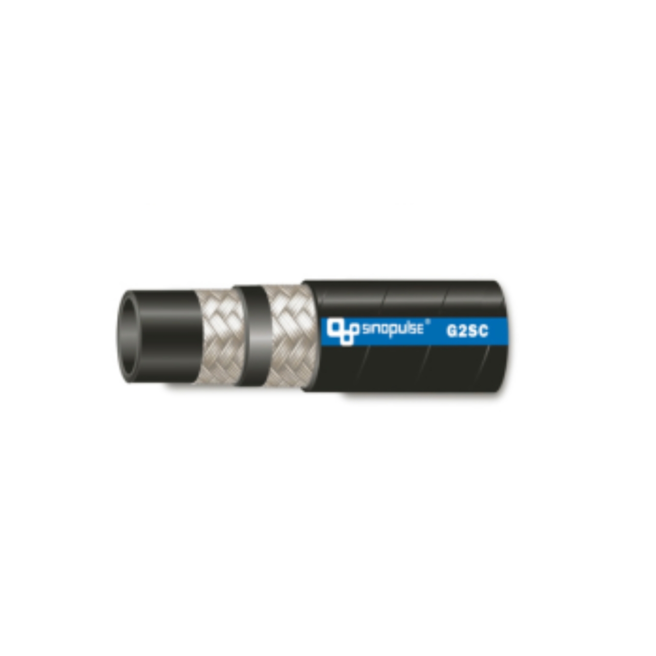 Compact Two Wire Braided Hydraulic hose