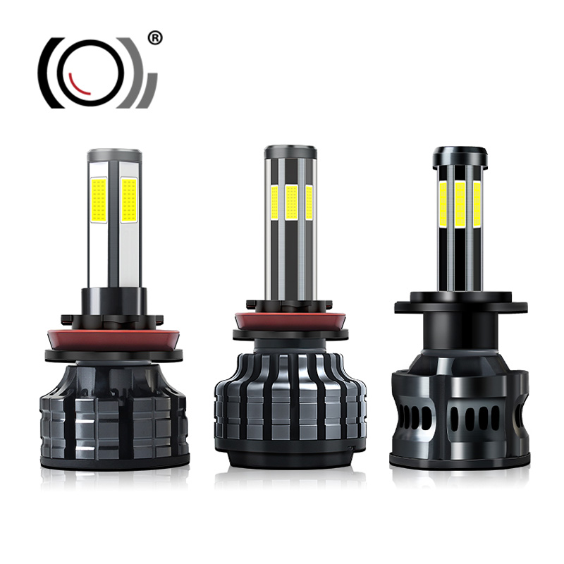 MOXI Super Brightness Auto LEDBulb 6000K H7 H11 High Lumen Power 50W H4 6sides LED Headlight For Car
