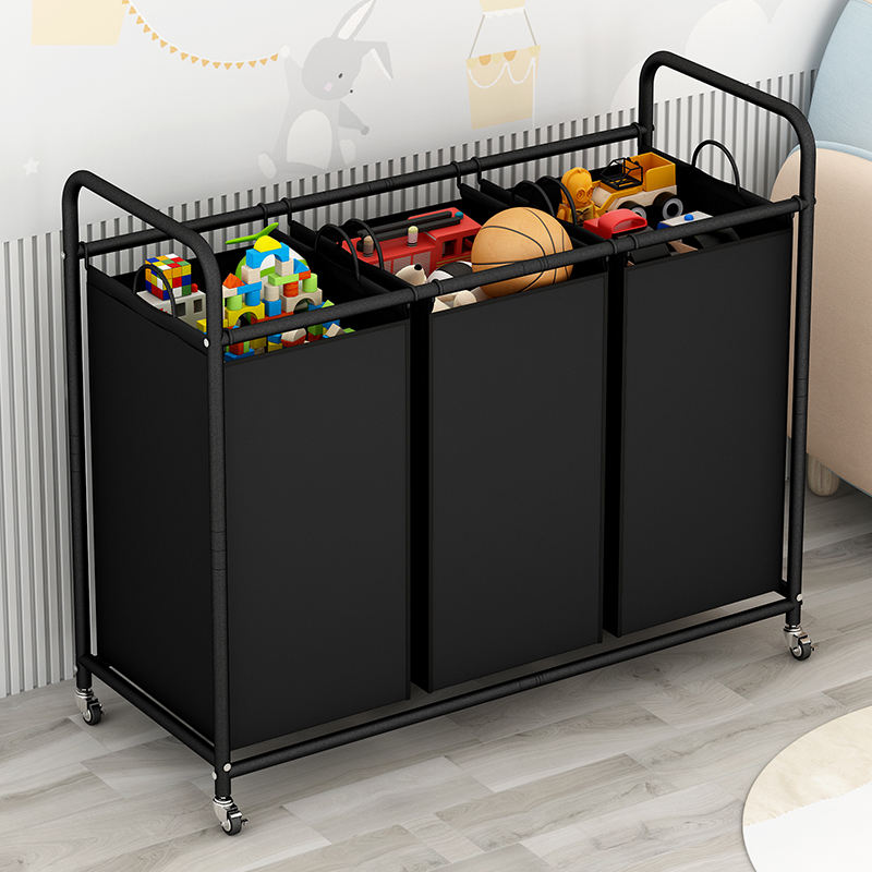 Durable 2 Layers Laundry Bags & Basket Non-Woven Laundry Hamper Storage Basket Dirty Laundry Basket