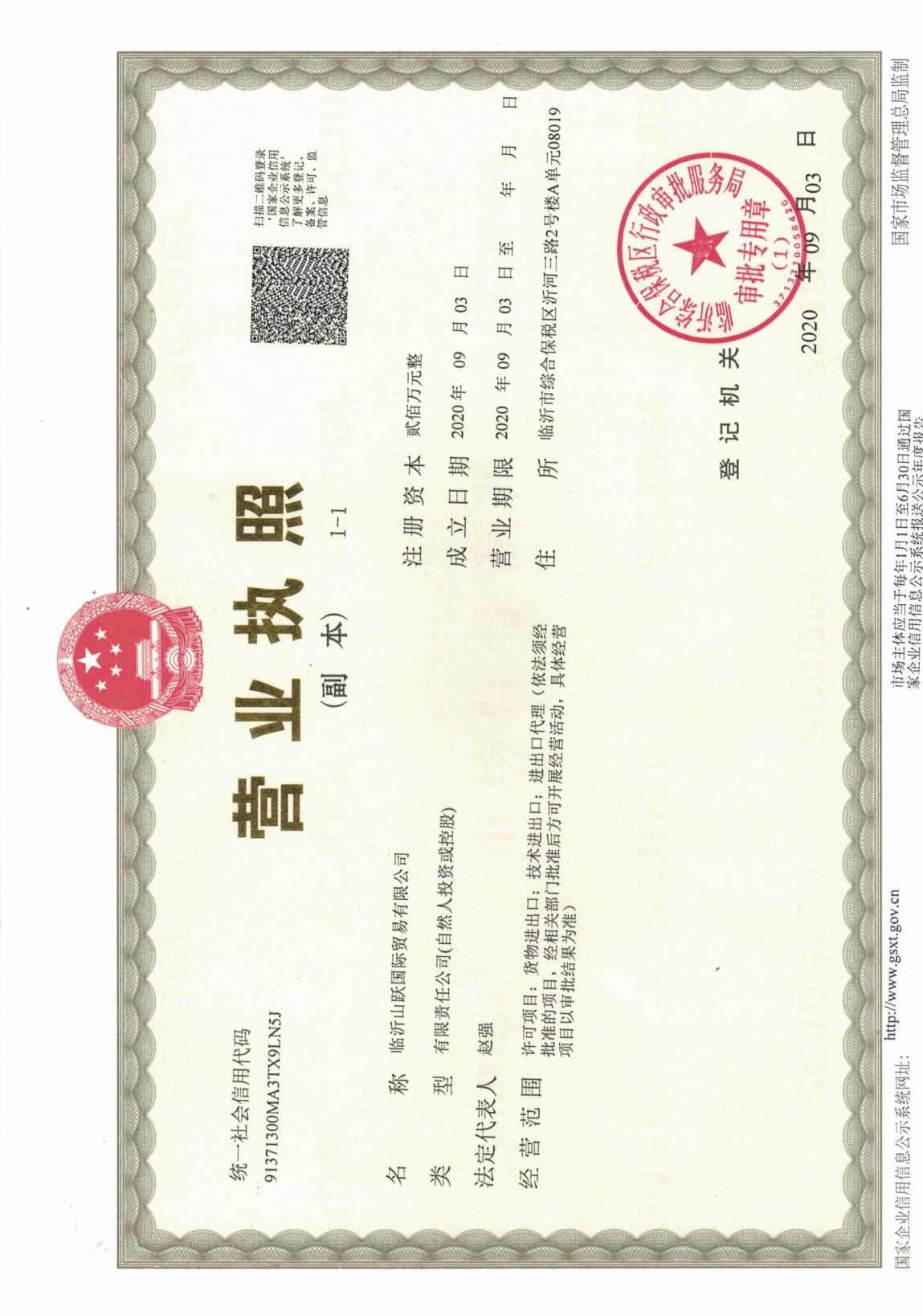 Linyi Shanyue International Trading Co., Ltd. – tornillo de acero 1