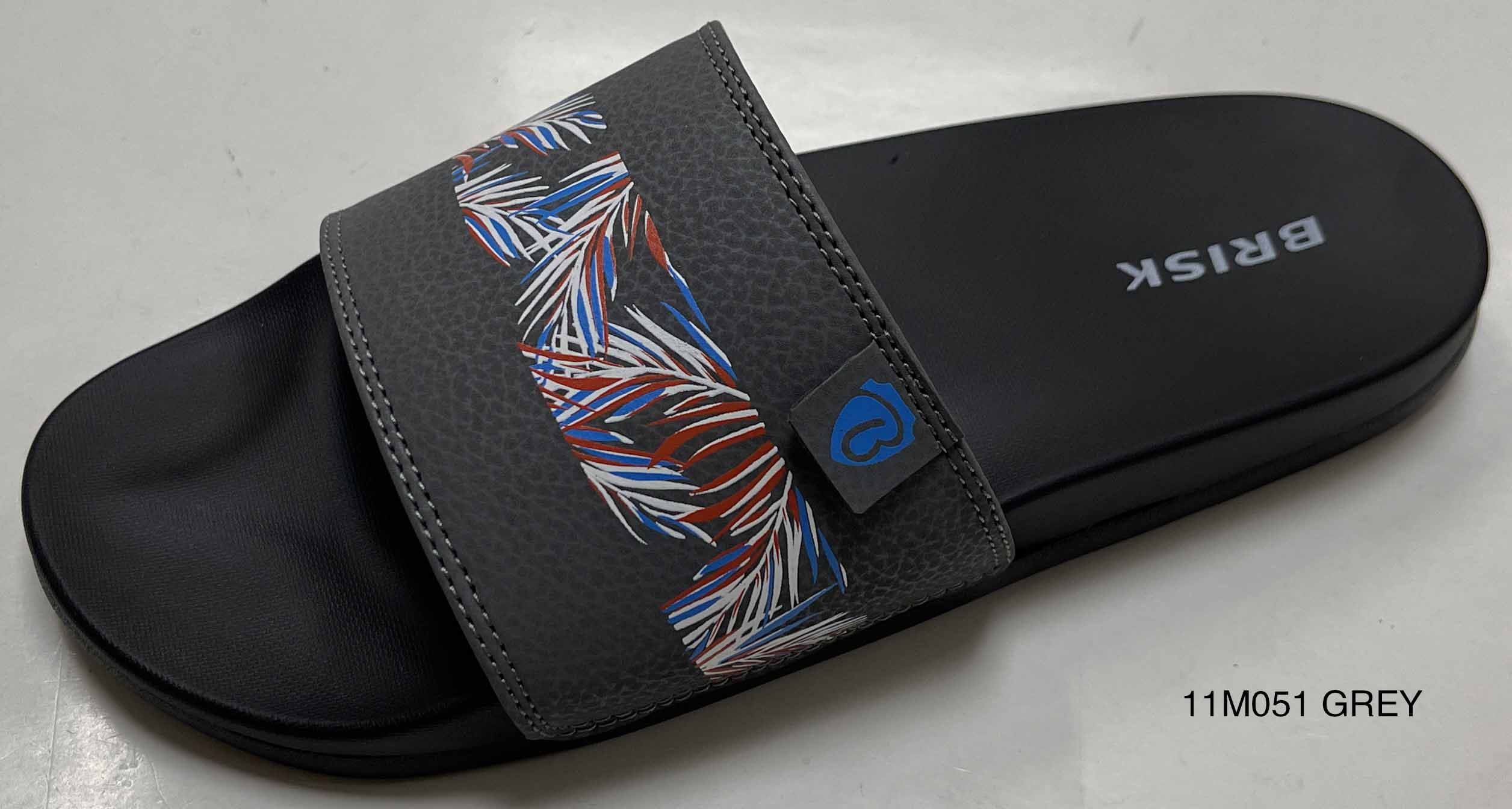 Comfortable high rebound rubber slide Men sandals