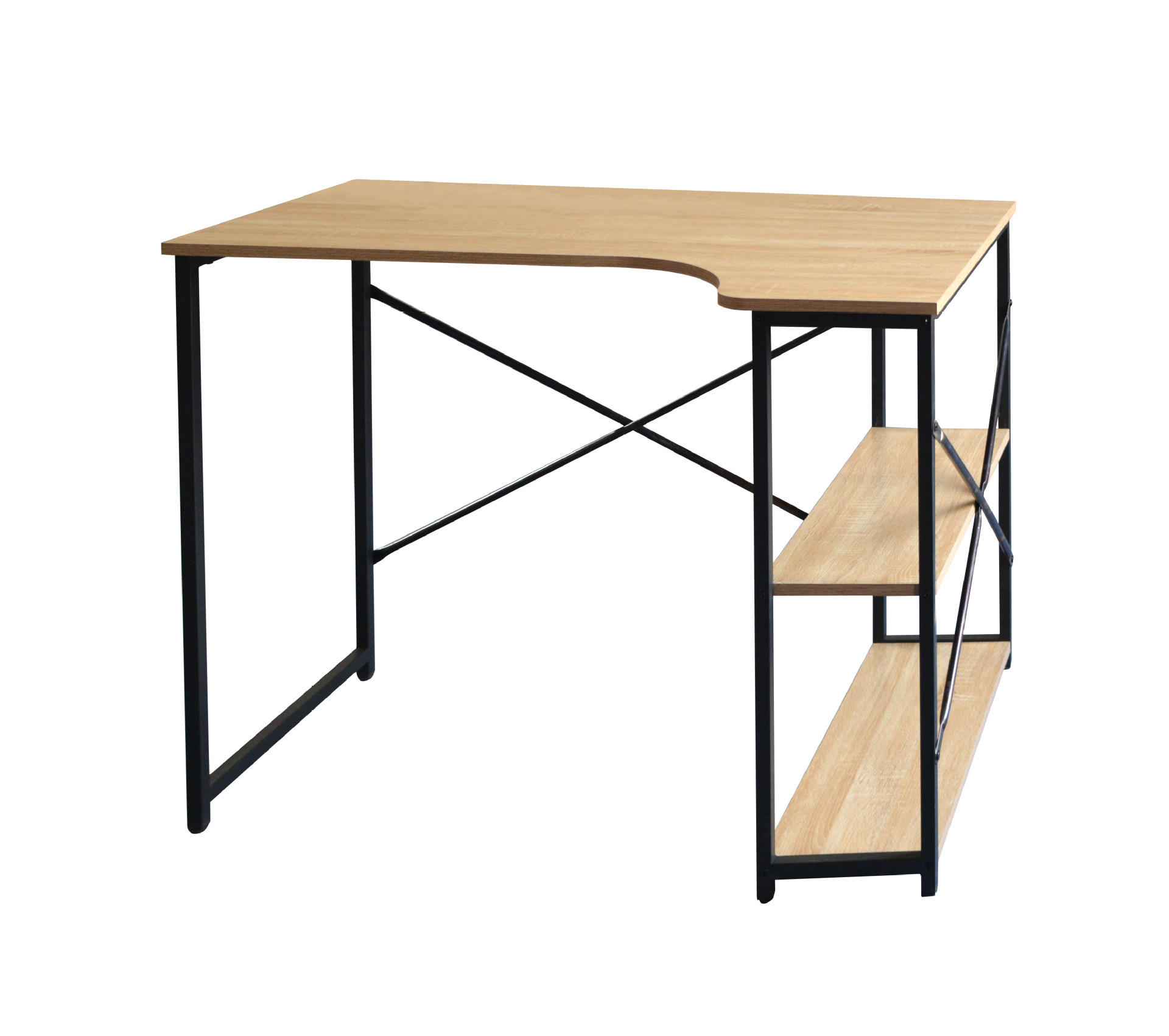 Modern home office metal steel Home Office Workstation T Space Saving Home Office Workstation Table