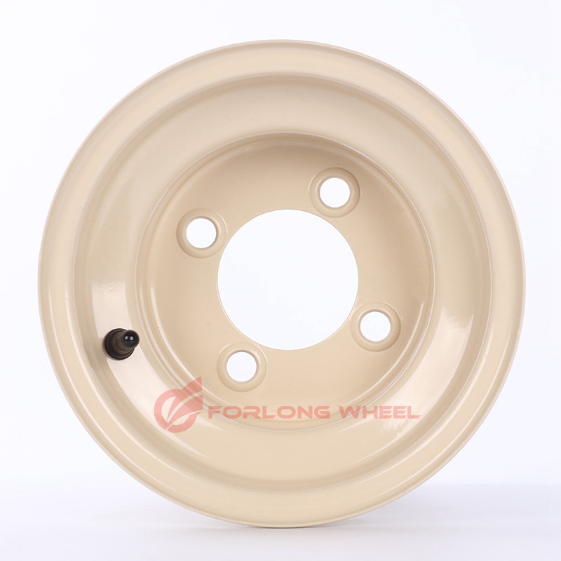 Forlong steel wheel 7.00x8 4x100 for Golf carts use