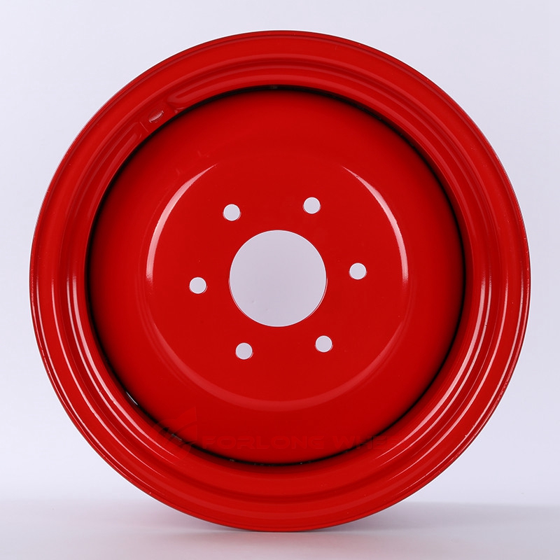 Forlong steel wheel 8X16 for agriculture trailer use