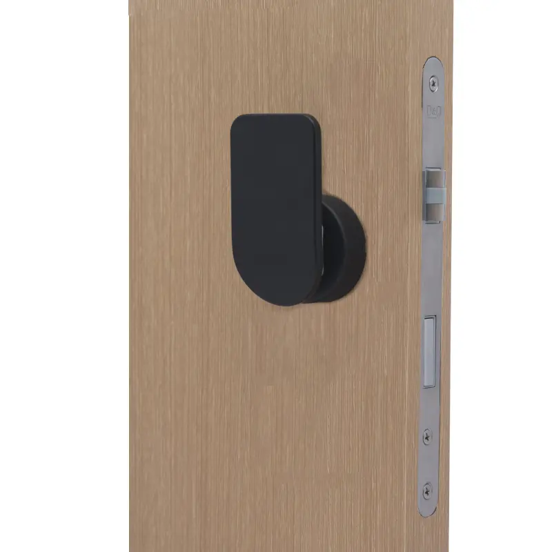 Interior wooden door lock