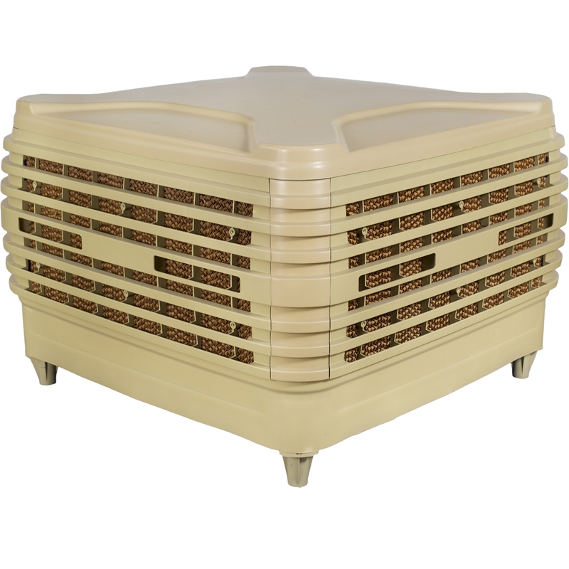 10000CMH Three Speeds Industrial Evaporative Air Cooler PP Down Discharge Evaporative Cooler