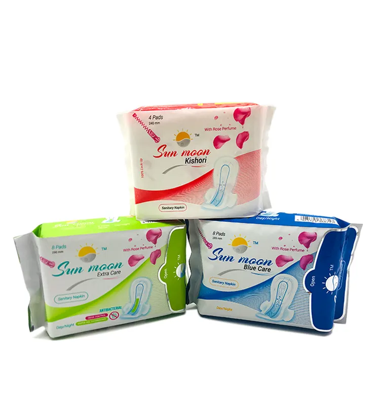 Day time use sanitary pad Custom ultra thin Disposable Sanitary Napkin Natural super absorption
