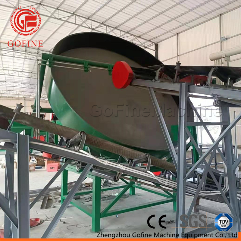 Gofine disc granulator production line of wet pellet mill bentonite cat litter granules