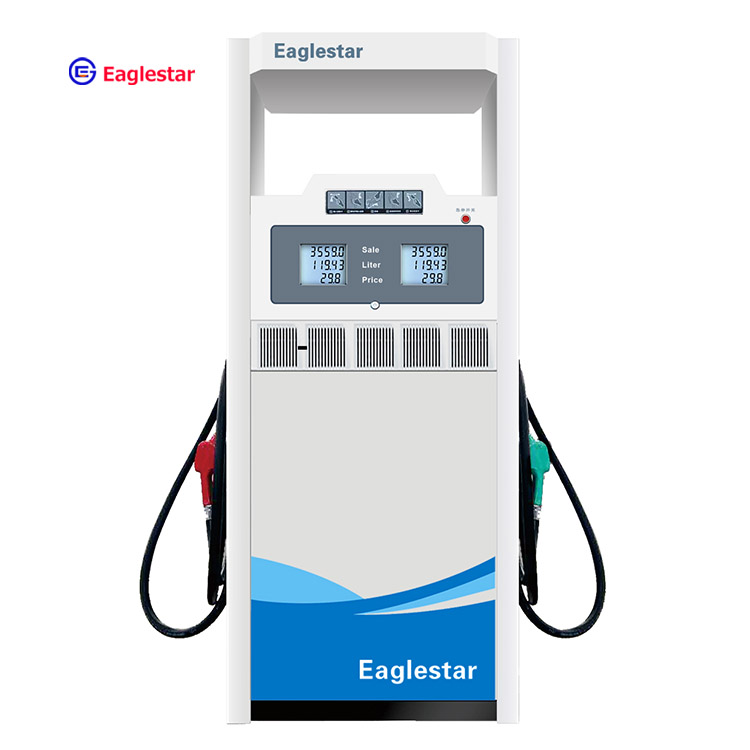 EG3 fuel dispenser 50liter per min Vane pump and 4piston flow meter vapor recovery submersible type